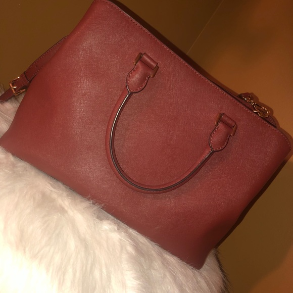 MICHAEL KORS Savannah satchel in Auburn color - Picture 4 of 8